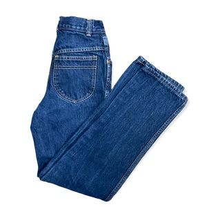 Vintage Silver Unicorn Dark Wash Straight Leg Jeans